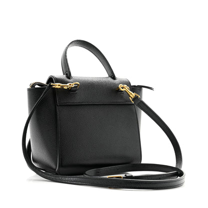 Celine Grained Calfskin Pico Belt Bag Black 3 of 12