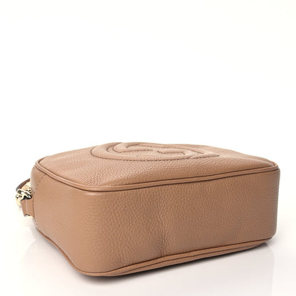 Gucci Pebbled Calfskin Small Soho Disco Bag Camelia 3 of 9