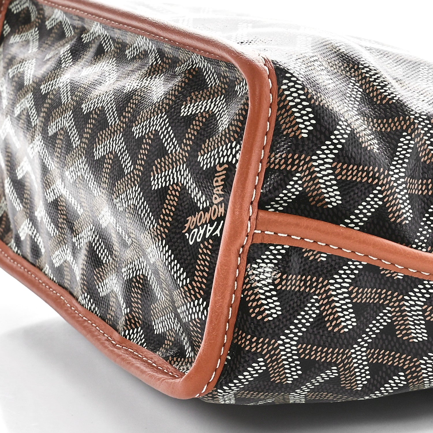 Goyard Goyardine Reversible Mini Anjou Black Gold 9 of 16