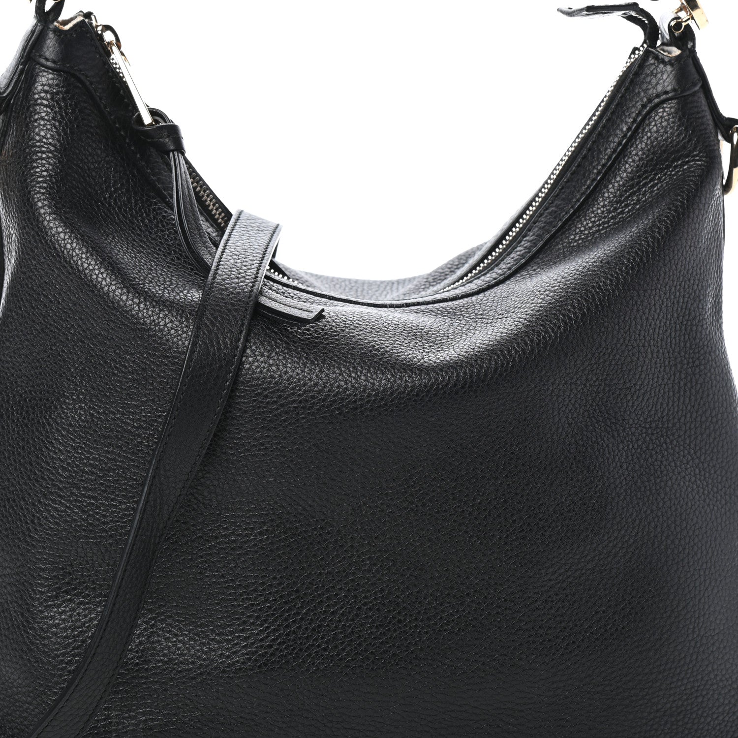 Gucci Pebbled Calfskin Small Miss GG Hobo Black 7 of 9