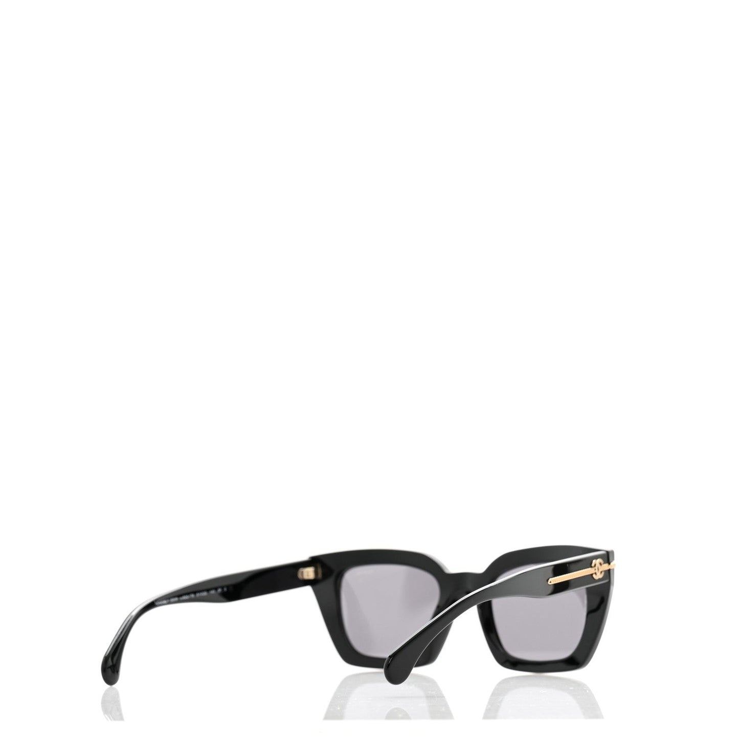 Acetate Square Sunglasses 5509-A Black