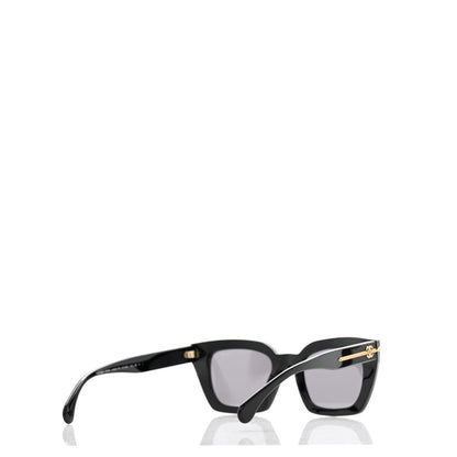 Chanel Acetate Square Sunglasses 5509-A Black 4 of 7