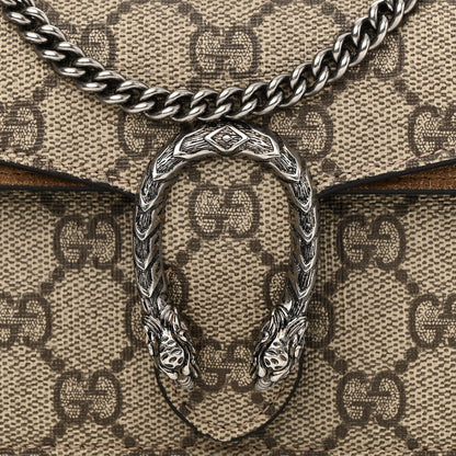 Gucci GG Supreme Monogram Super Mini Dionysus Shoulder Bag Taupe 7 of 10