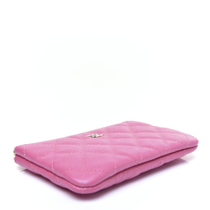 Chanel Caviar Quilted Small Cosmetic Case Pink 4 of 11