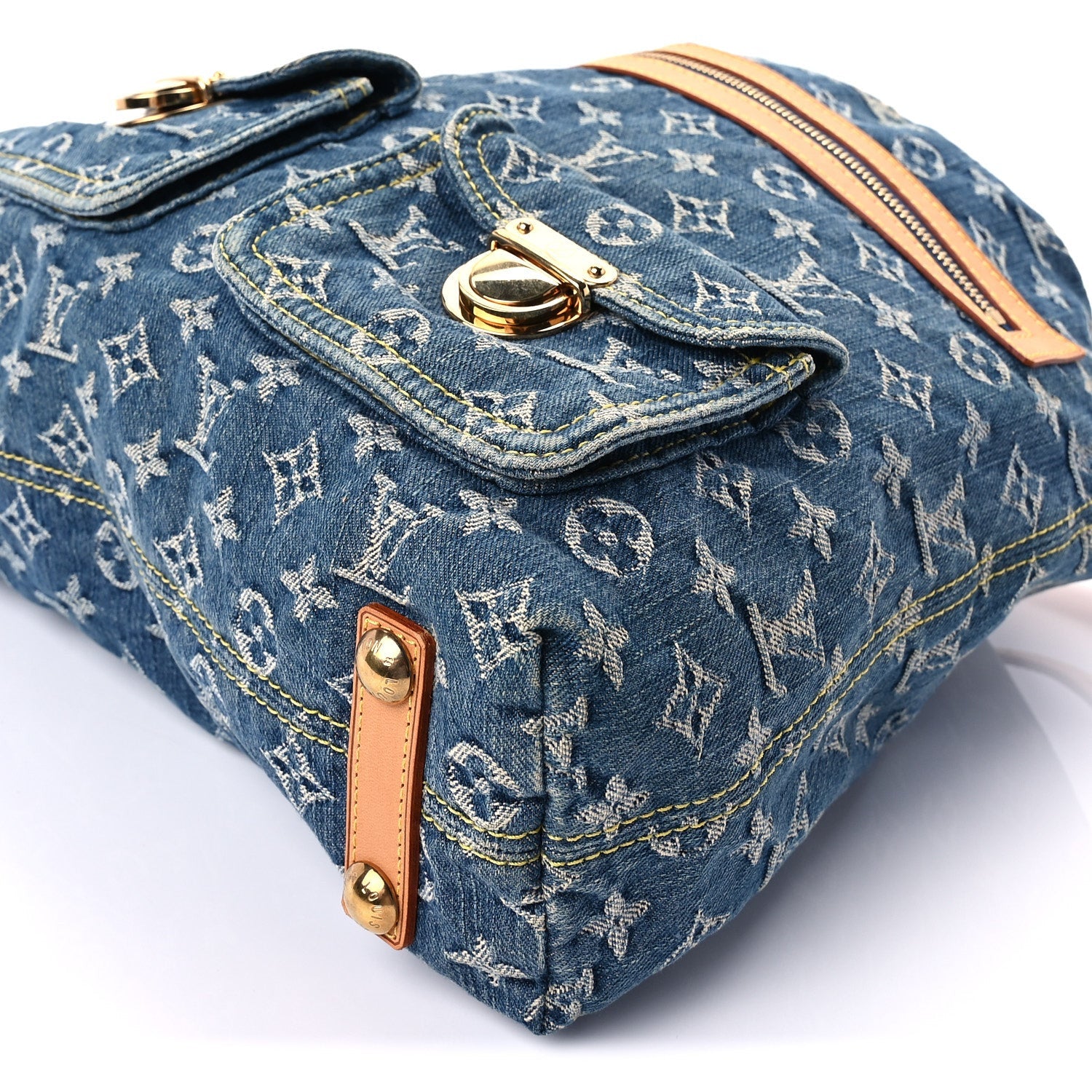 Louis Vuitton Denim Baggy GM  Blue 7 of 8