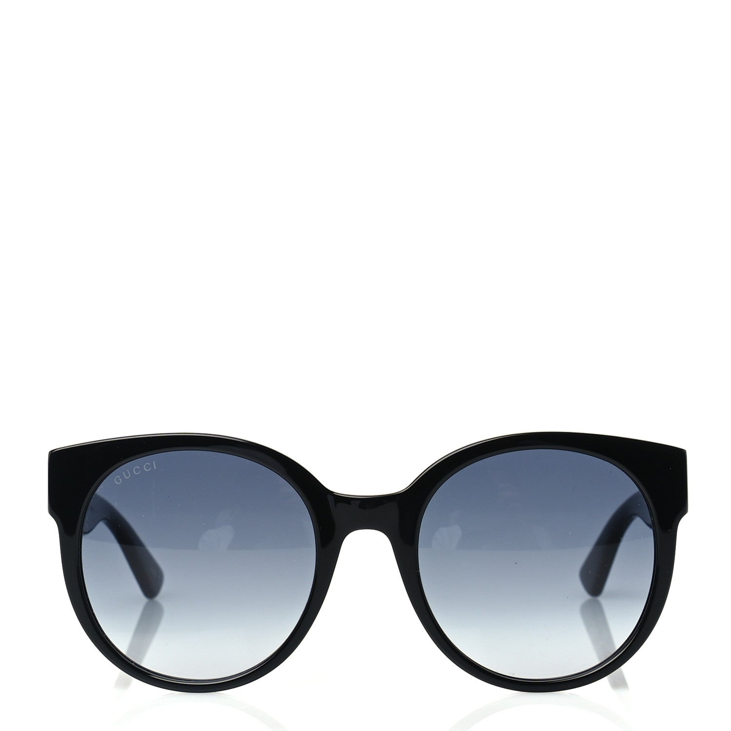 Gucci Acetate Round Sunglasses GG0035SN Black 2 of 6