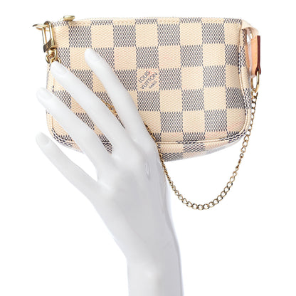 Louis Vuitton Damier Azur Mini Pochette Accessories 2 of 12