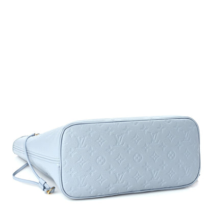 Louis Vuitton Empreinte Monogram Giant Neverfull MM Blue Hour 4 of 9