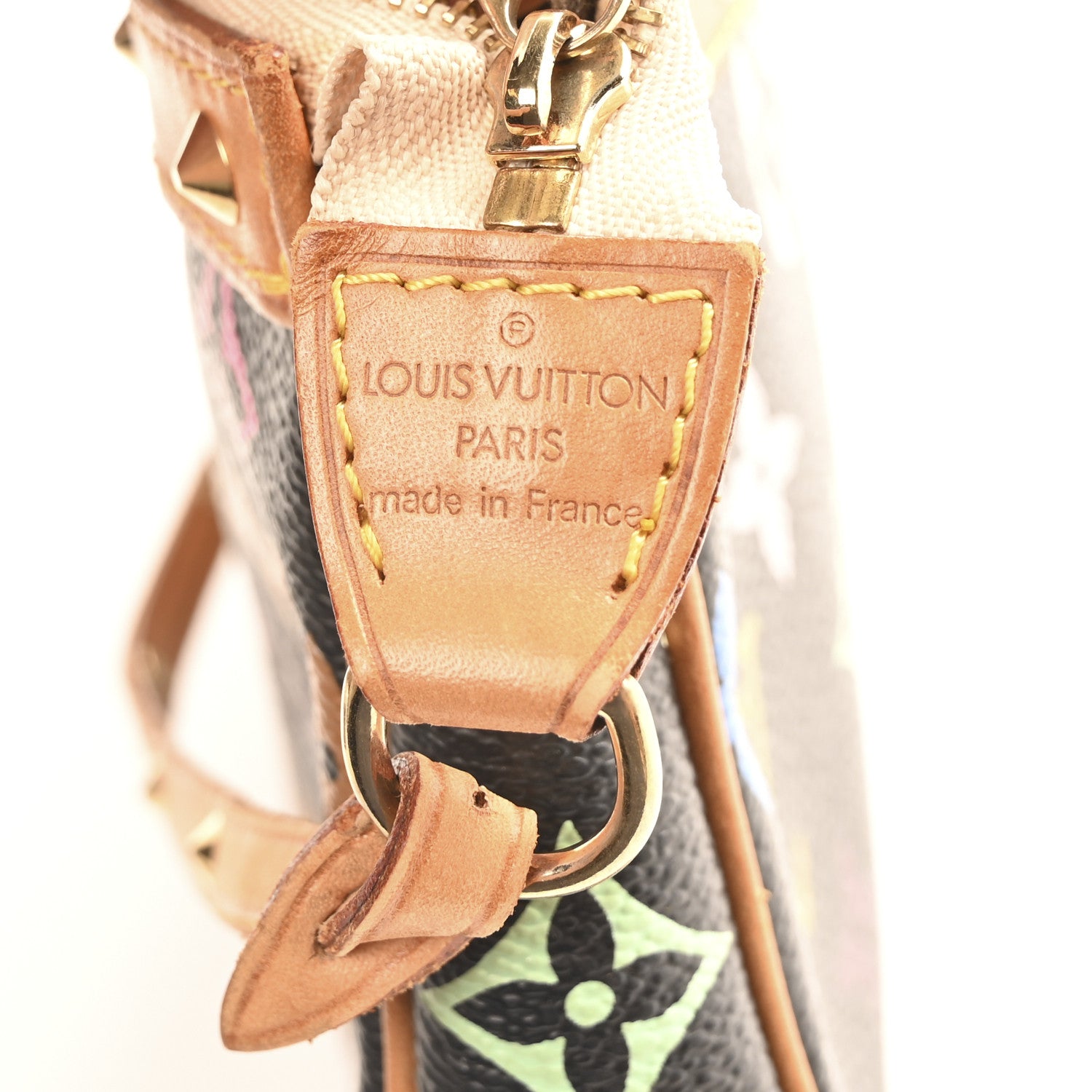 Louis Vuitton Monogram Multicolor Pochette Accessories Black 6 of 9