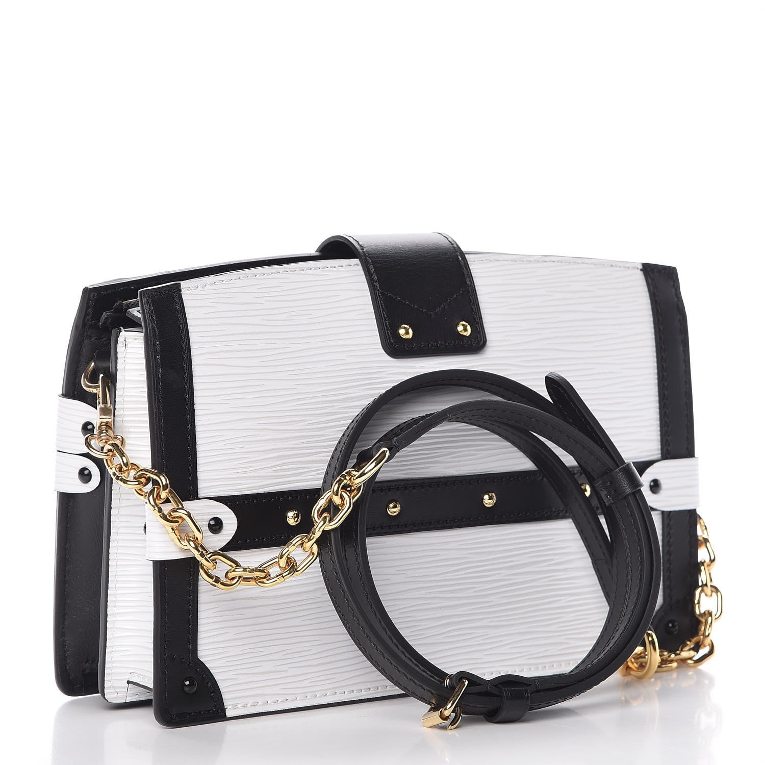 Louis Vuitton Epi Trunk Clutch White 3 of 7