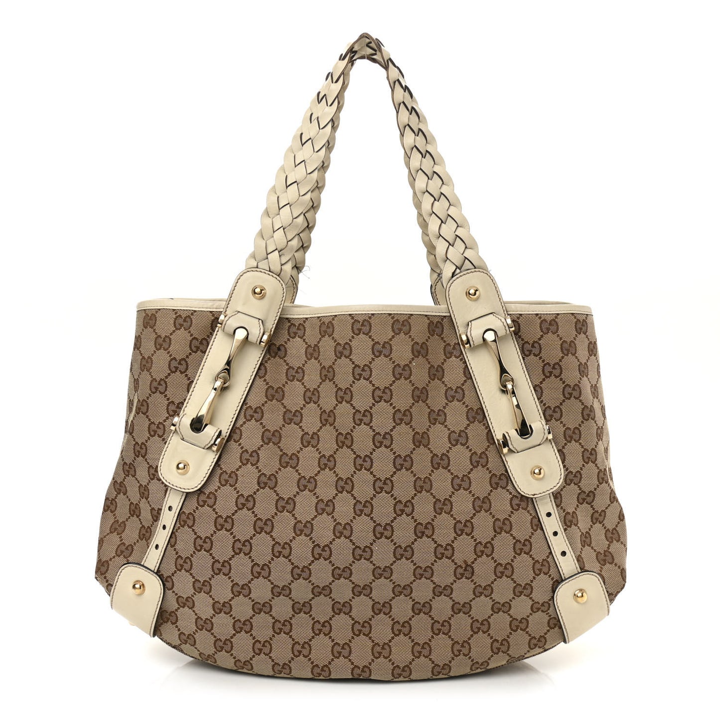 Monogram Medium Pelham Shoulder Bag Off White