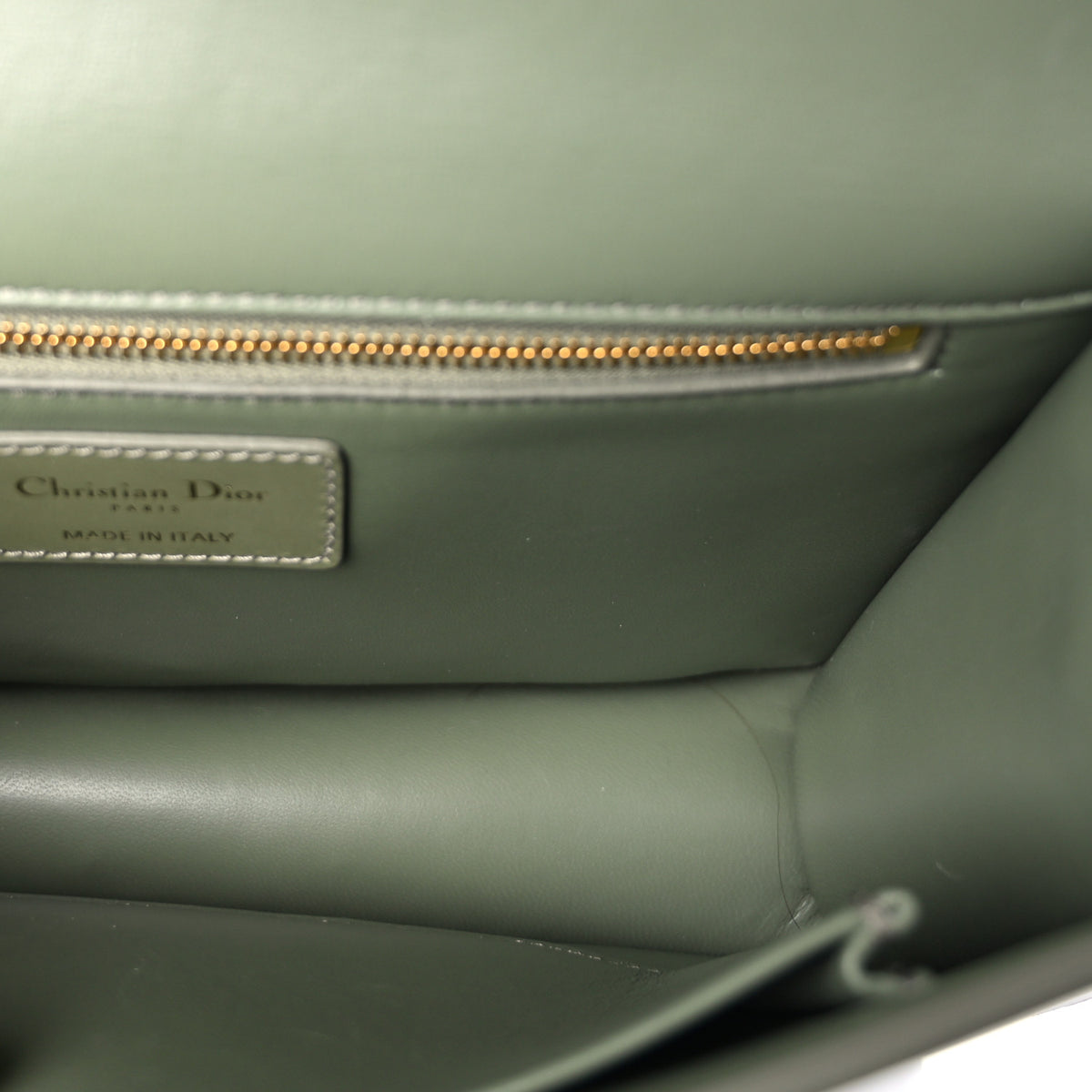 Smooth Calfskin 30 Montaigne Flap Bag Mint Green