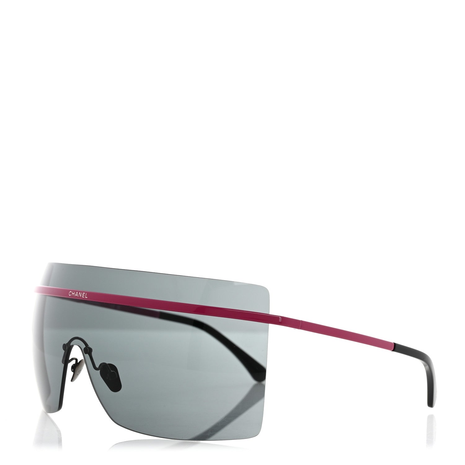 Chanel Metal Shield Sunglasses L3741 Pink 1 of 8