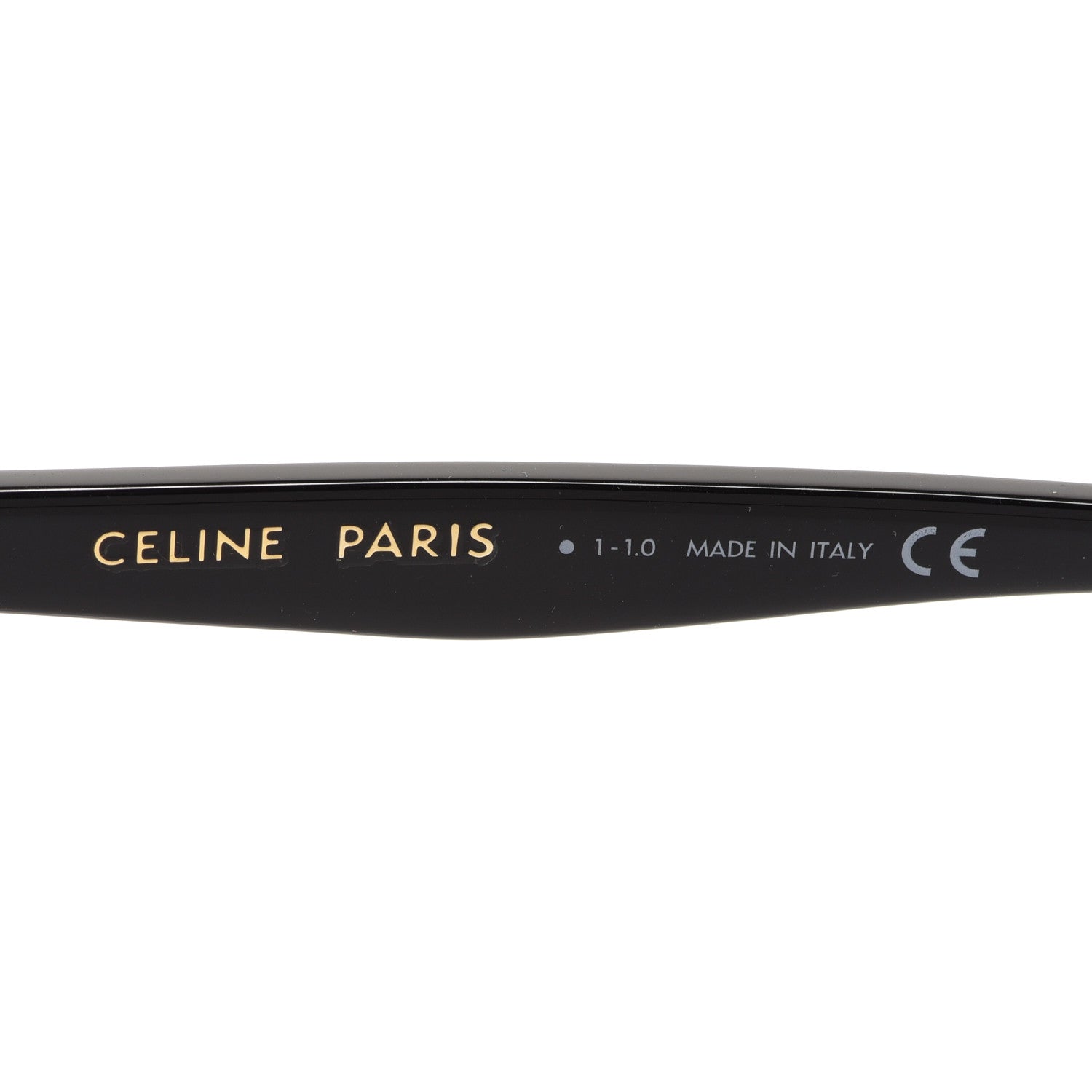 Celine Acetate Cat Eye Sunglasses CL401491 Black 6 of 8
