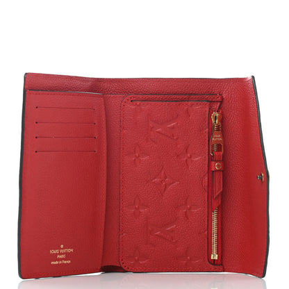 Louis Vuitton Empreinte Compact Curieuse Wallet Cherry 5 of 12