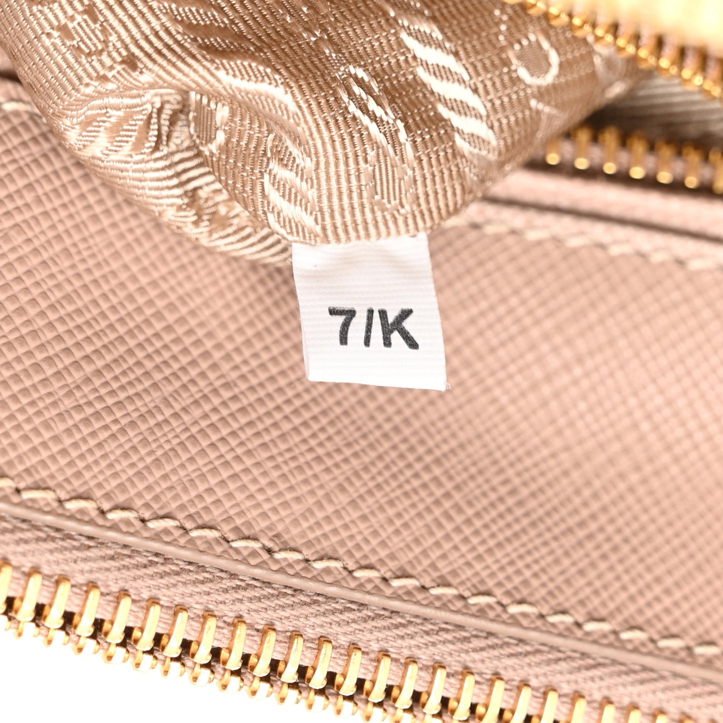 Saffiano Mini Galleria Double Zip Tote Cipria