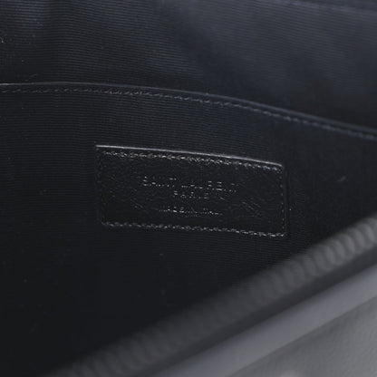 Saint Laurent Grain De Poudre Zipped Tablet Holder Black 6 of 7