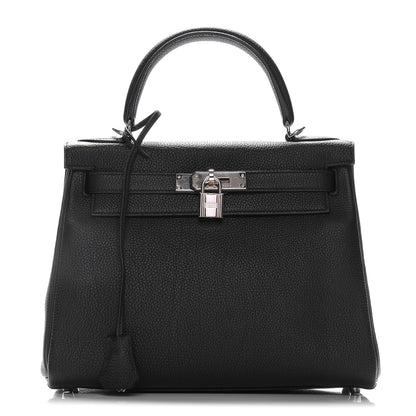Hermes Togo Kelly Retourne 28 Black 1 of 33