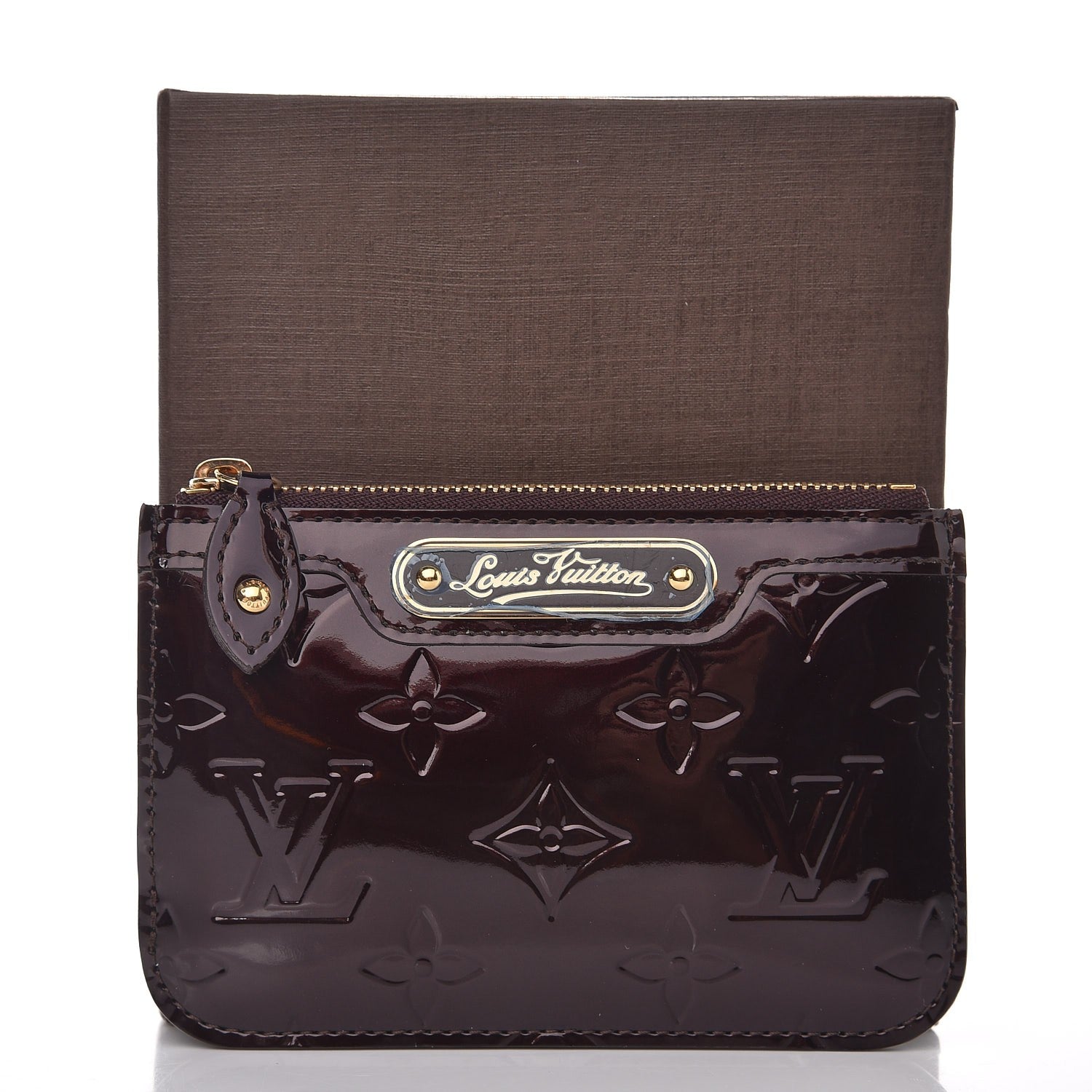 Louis Vuitton Vernis Key Pouch Amarante 7 of 7