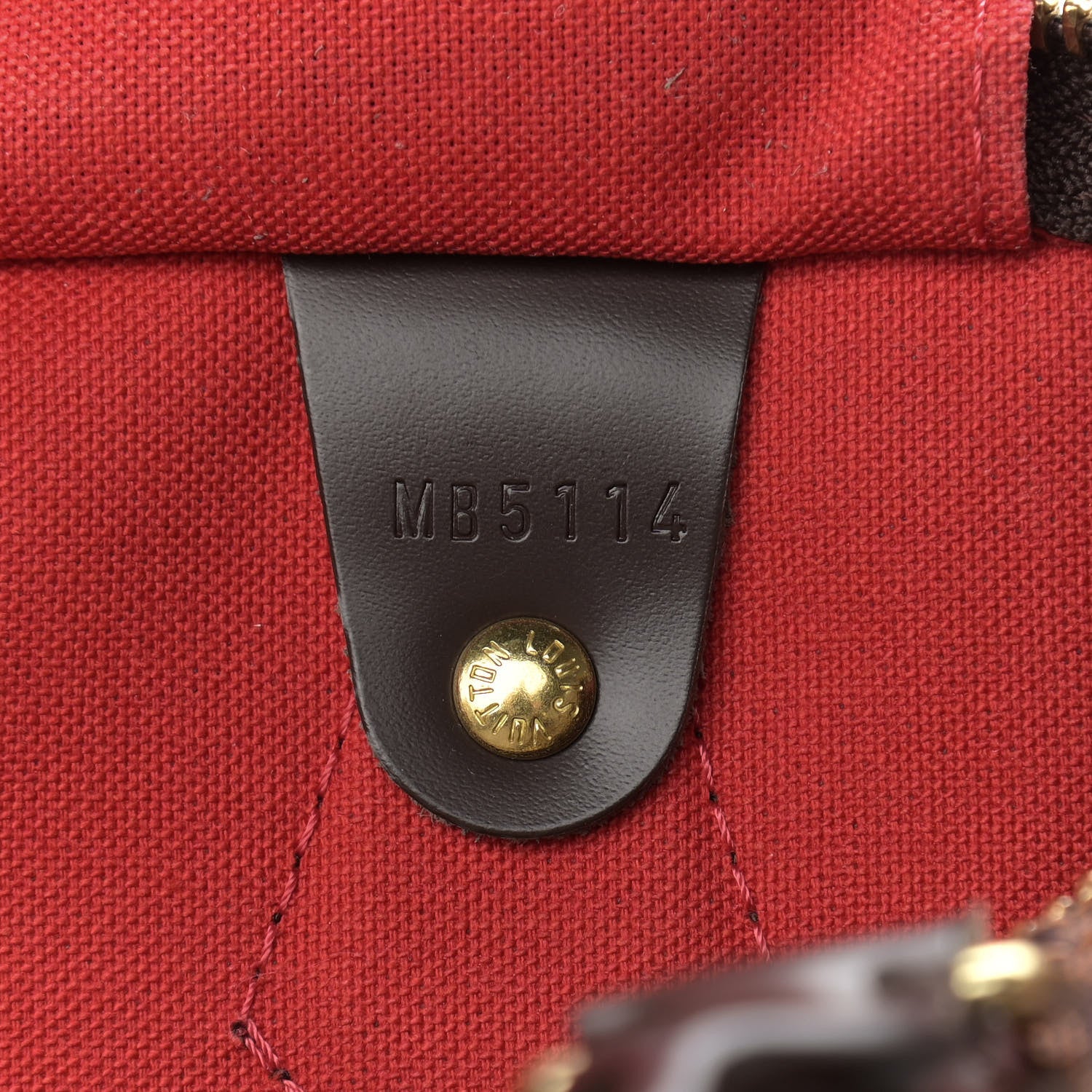 Louis Vuitton Damier Ebene Speedy 30 7 of 11