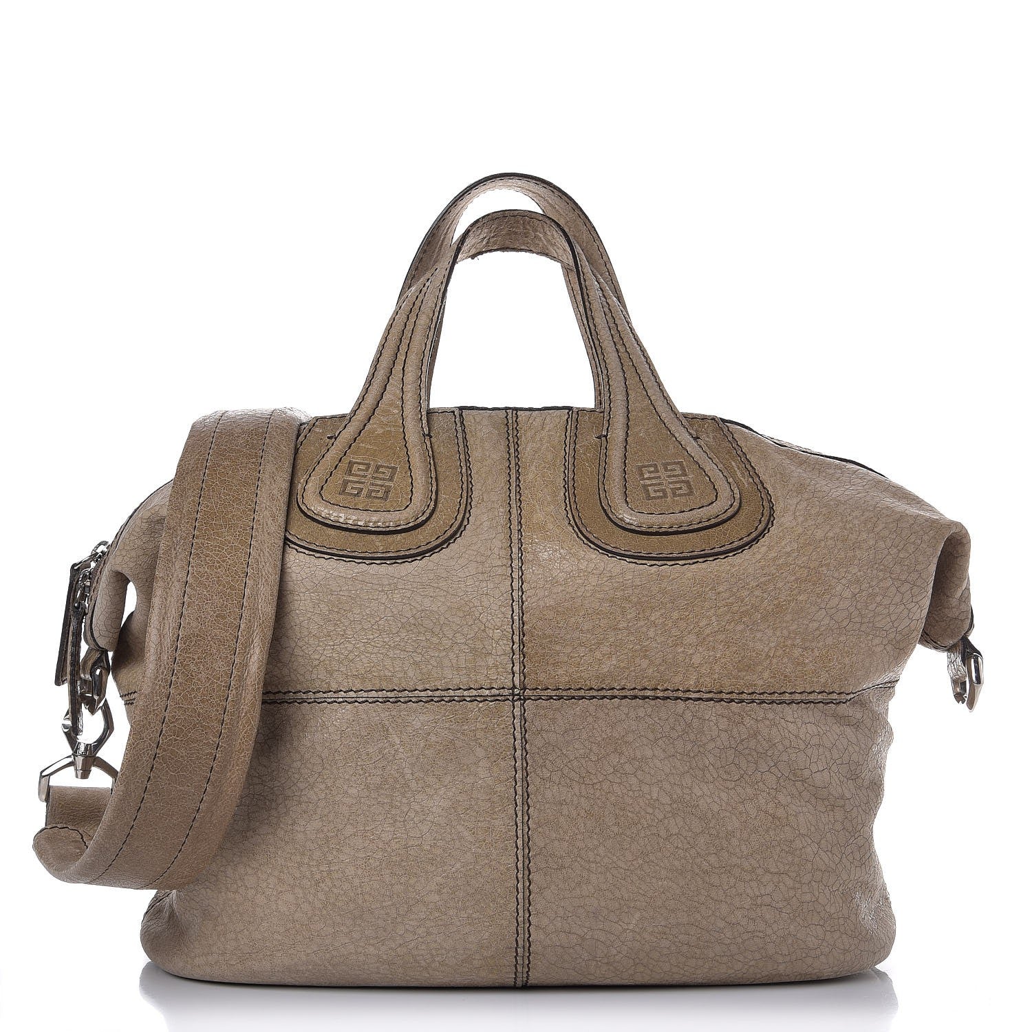 Givenchy Crackled Calfskin Medium Nightingale Beige 1 of 18