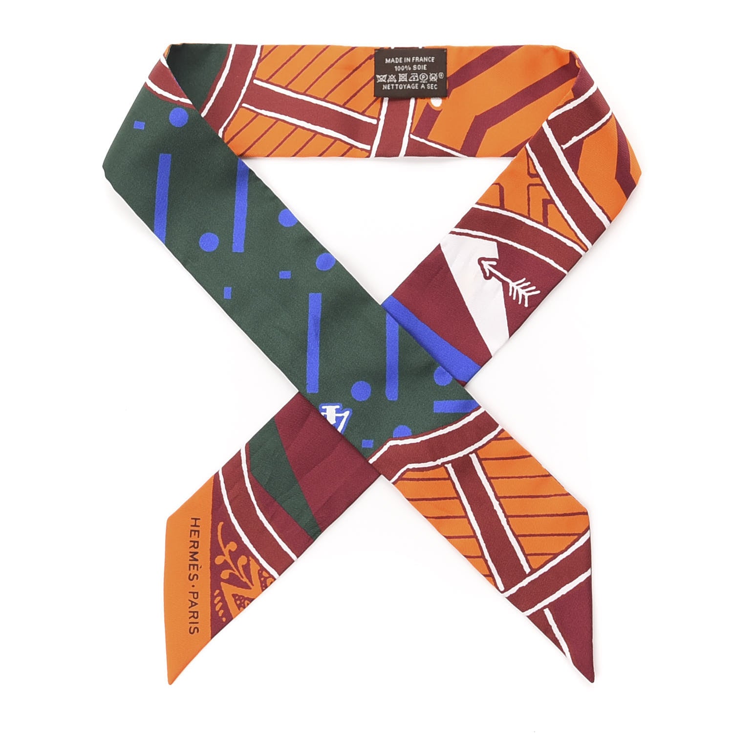 Hermes Silk Jeu de Soie Uniforme Twilly 1 of 4