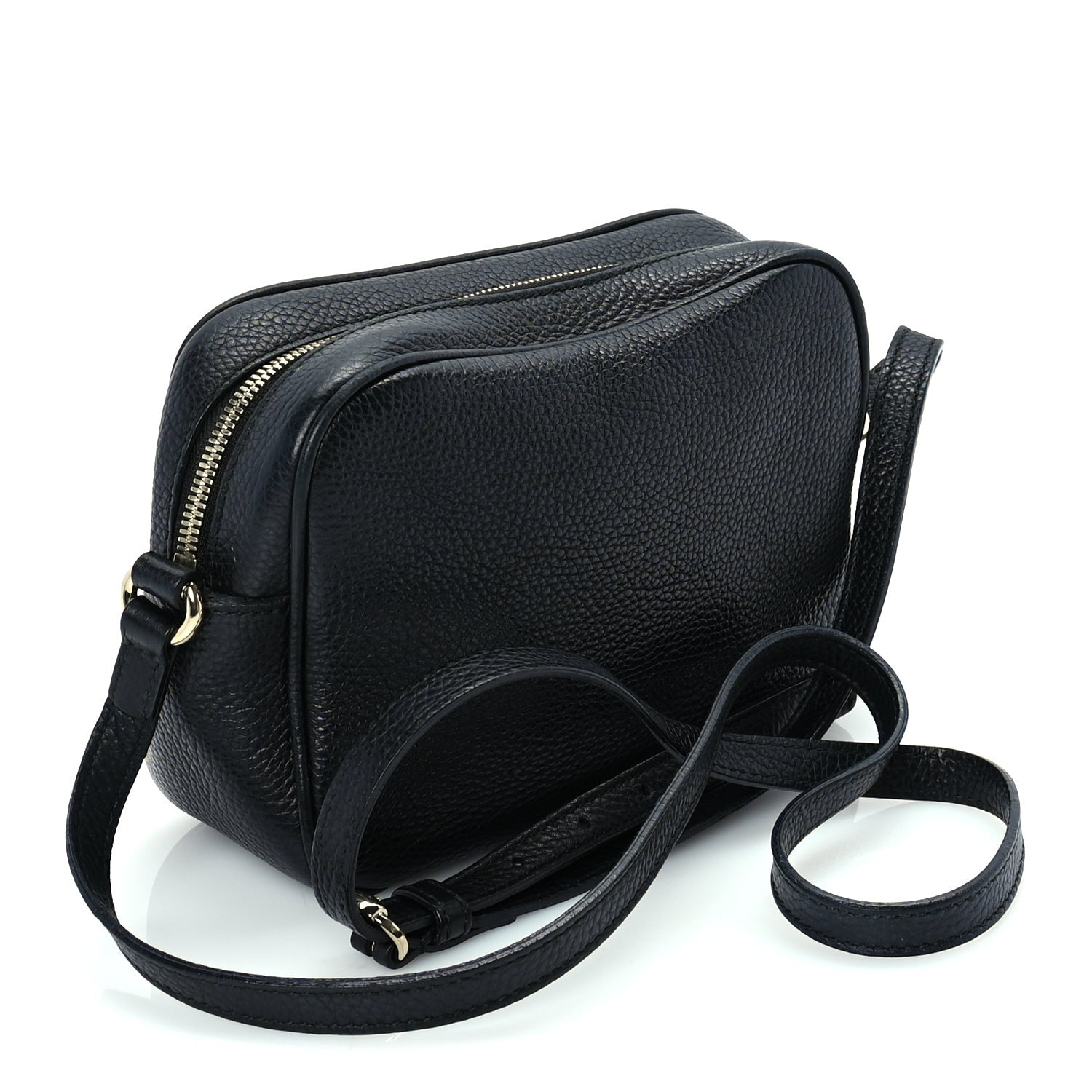 Gucci Pebbled Calfskin Small Soho Disco Bag  Black 2 of 8