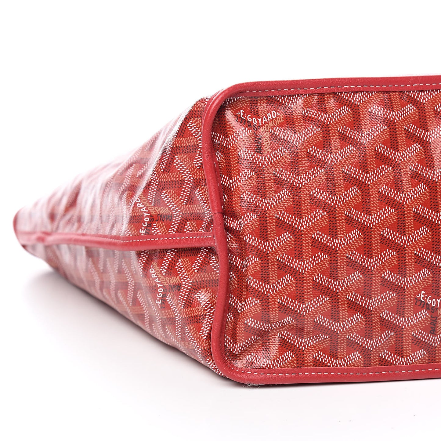Goyardine Reversible Anjou PM Red