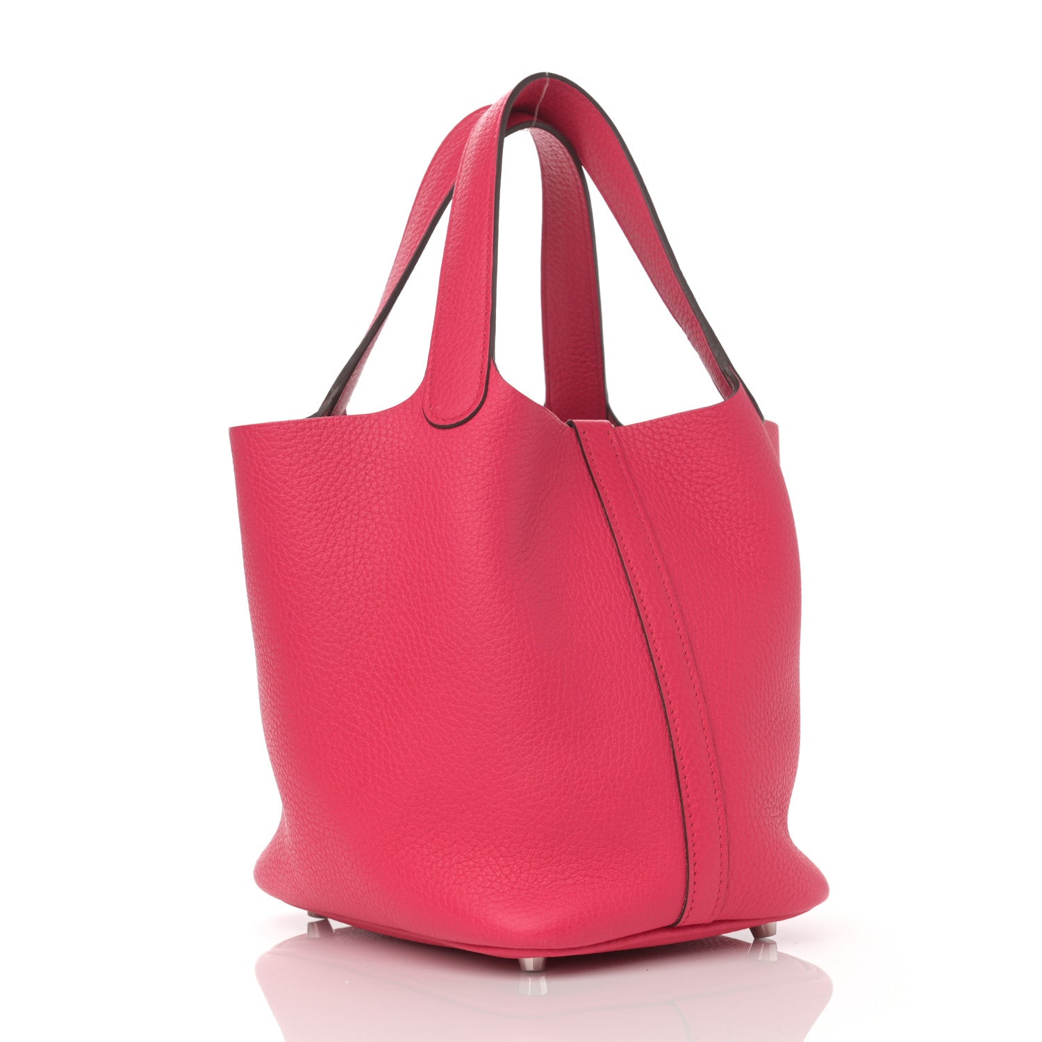 Hermes Taurillon Clemence Picotin Lock 18 PM Rose Extreme 3 of 13