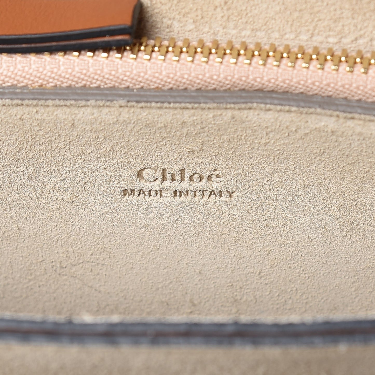 Suede Striped Patchwork Medium Faye Shoulder Bag Caramel