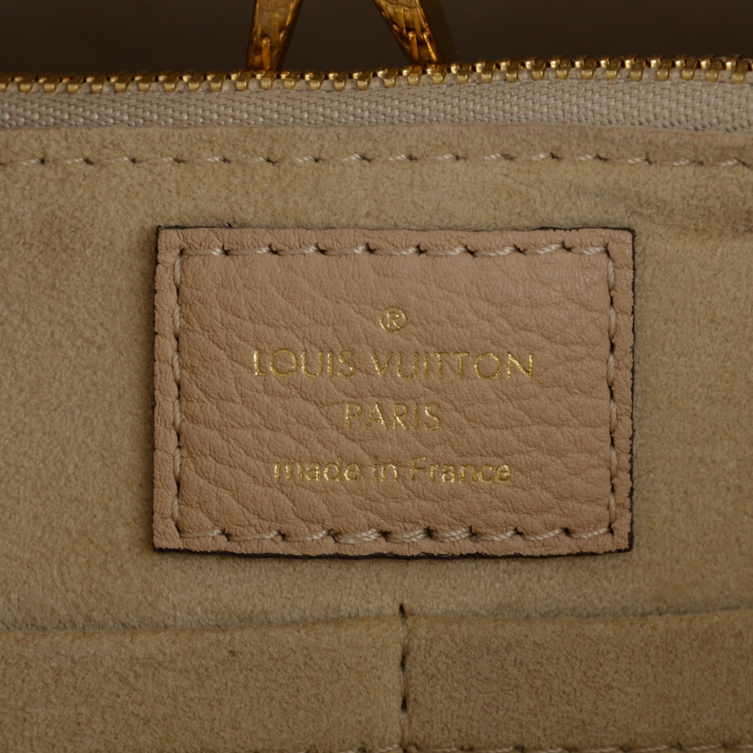 Louis Vuitton Calfskin Monogram Kimono Tote Dune 6 of 7