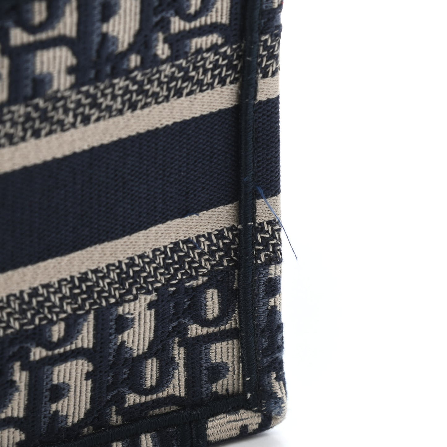 Oblique Mini Book Tote Blue Multicolor