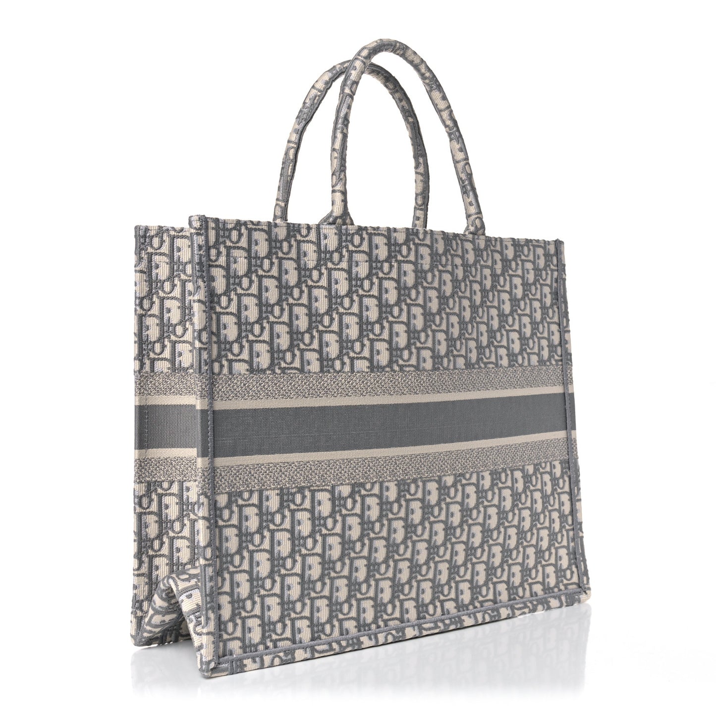 Oblique Large Book Tote Grey