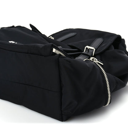 Burberry Nylon Logo Print Medium Rucksack Backpack Black 8 of 8