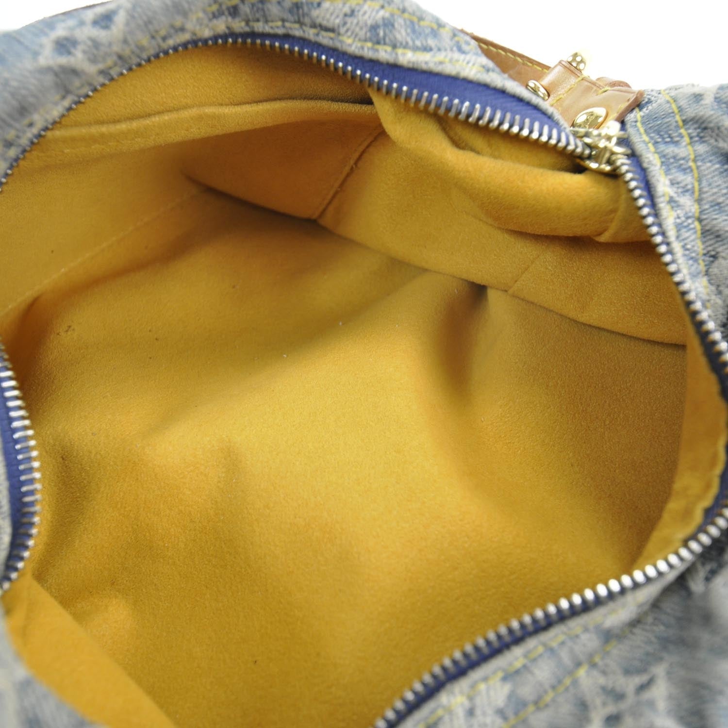 Louis Vuitton Monogram Denim Baggy PM Blue 7 of 10