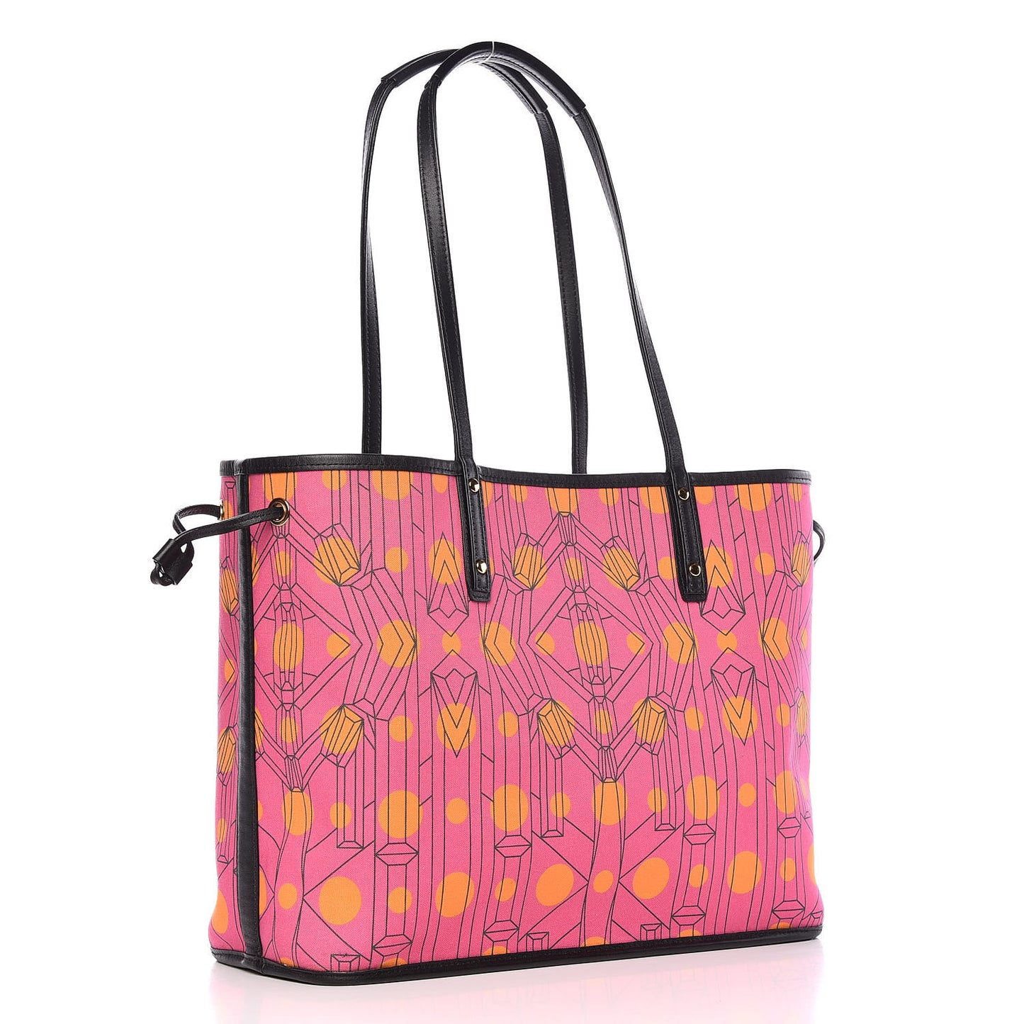 Visetos Medium Project Reversible Shopper Tote Cognac