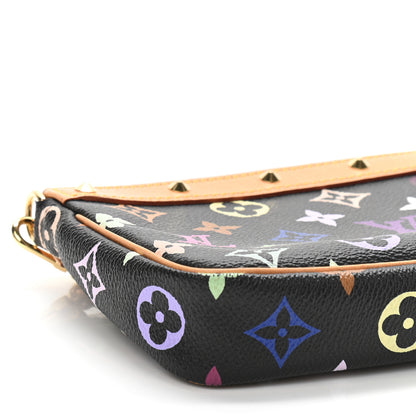 Louis Vuitton Monogram Multicolor Pochette Accessories Black 8 of 10