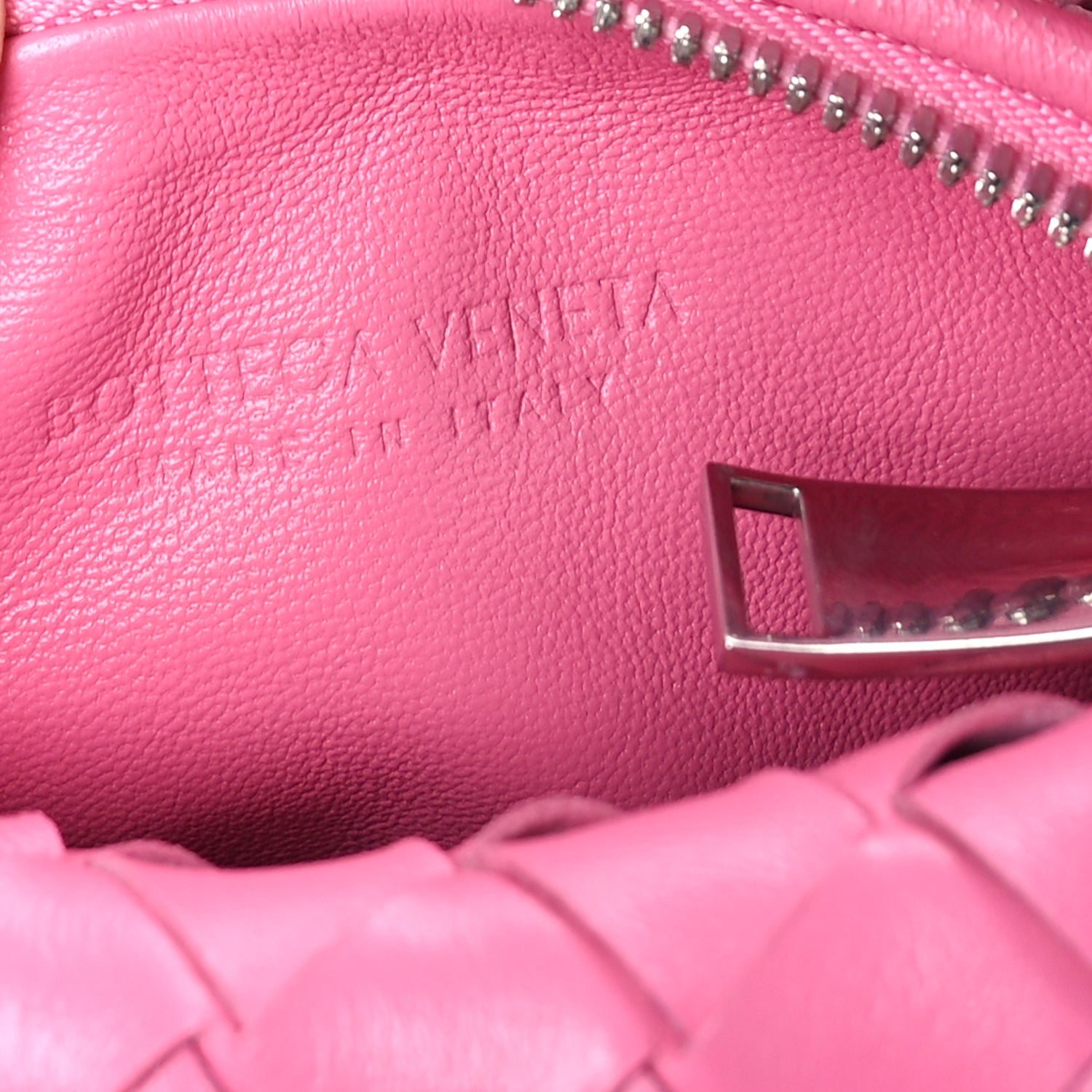 Bottega Veneta Nappa Intrecciato Mini Jodie  Pink 5 of 7