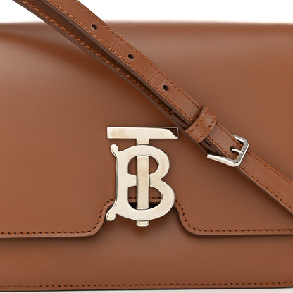 Burberry Calfskin Small TB Bag Malt Brown 7 of 9