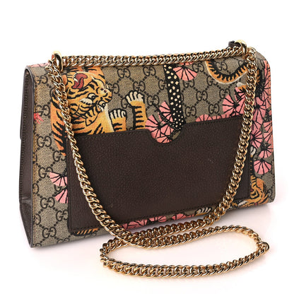 Gucci GG Supreme Monogram Bengal Medium Padlock Shoulder Bag Beige Pink 2 of 9