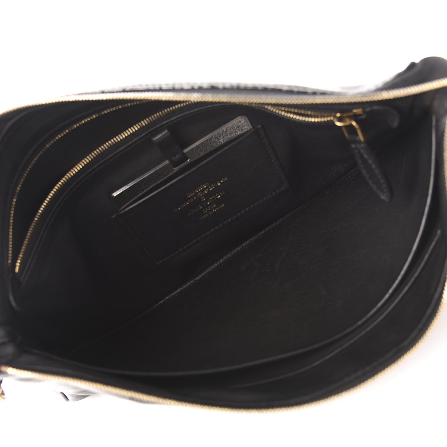 Louis Vuitton Calfskin Pochette Black 6 of 13