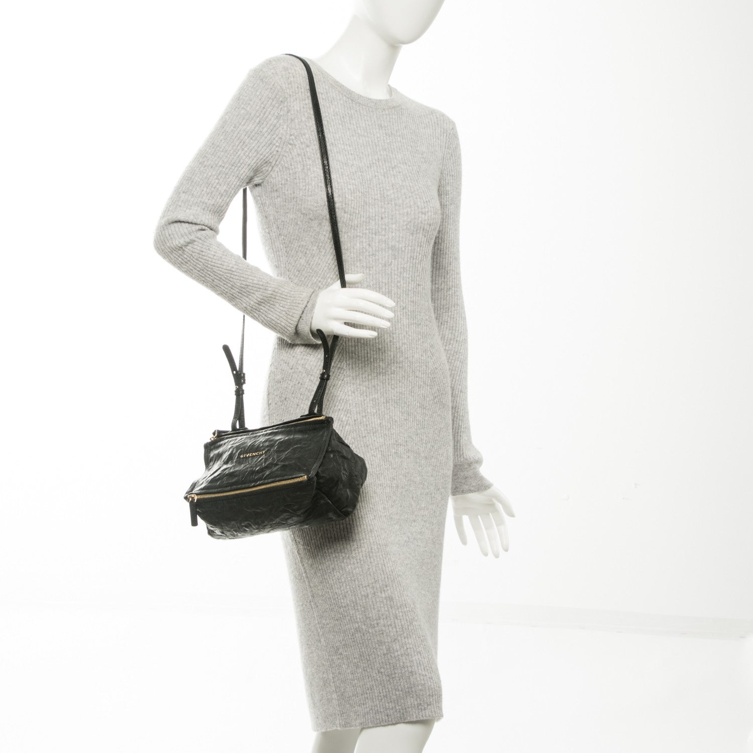 Givenchy Tumbled Sheepskin Mini Pandora Black 9 of 14