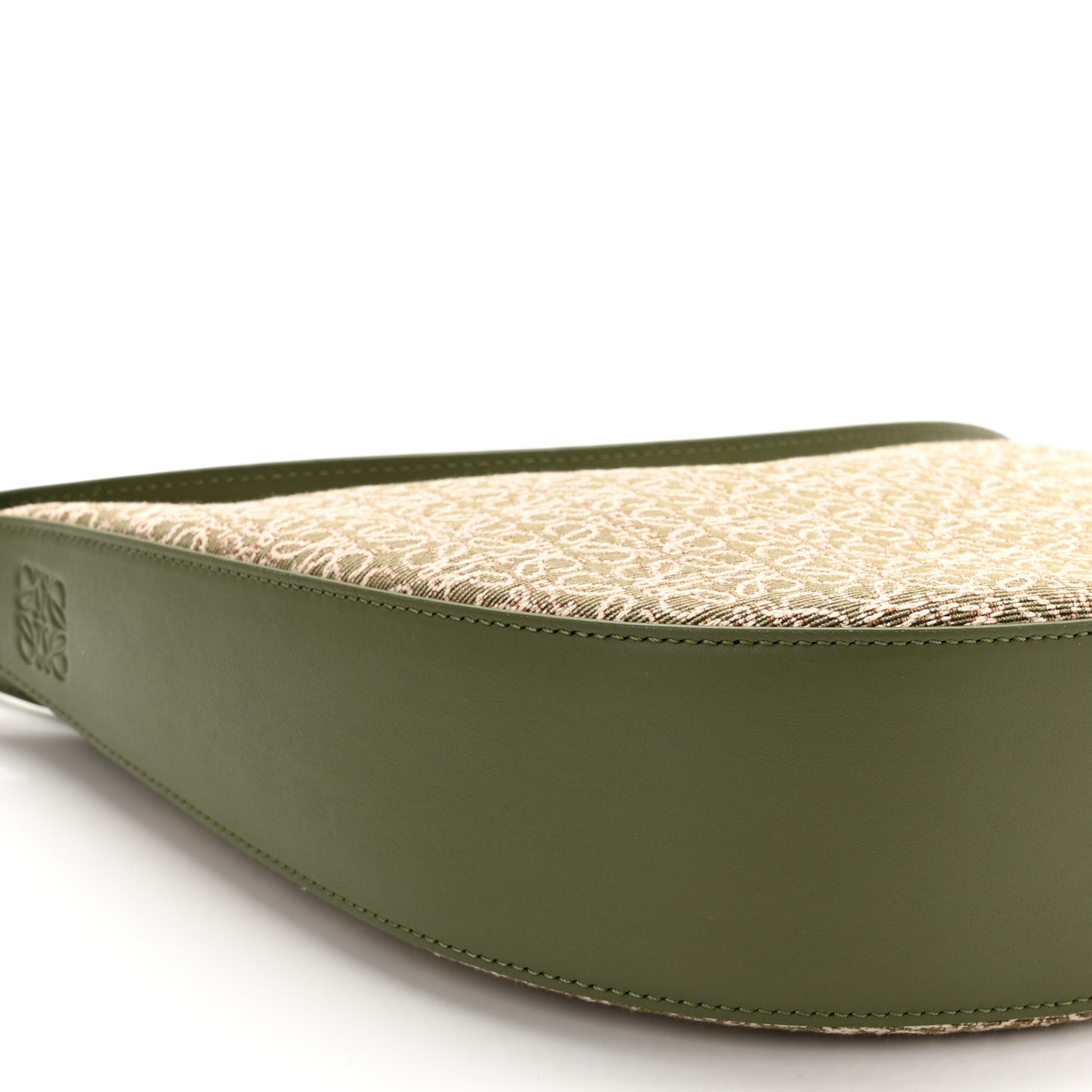 Jacquard Anagram Calfskin Luna Bag Avocado