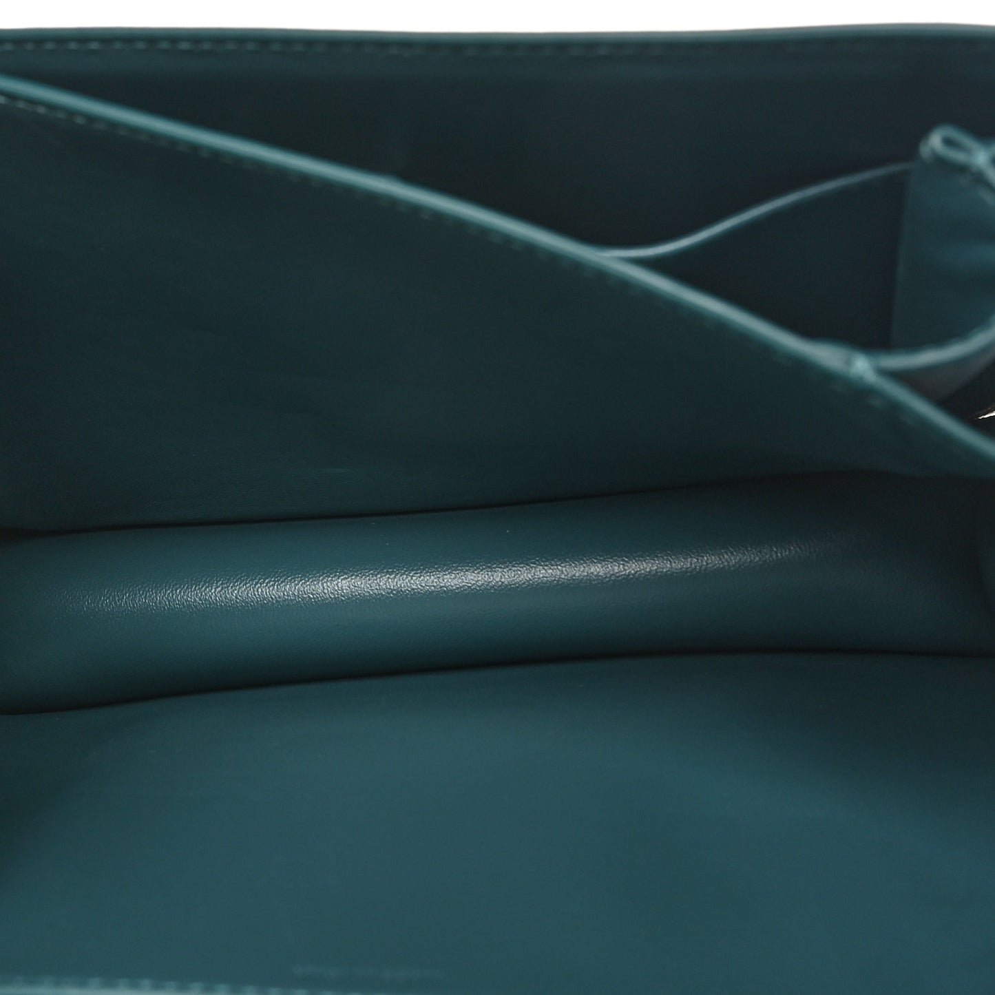 Liege Calfskin Medium Classic Box Flap Bag Blue Slate