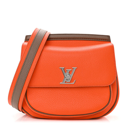 Louis Vuitton Taurillon Marceau Tangerine Taupe 1 of 17