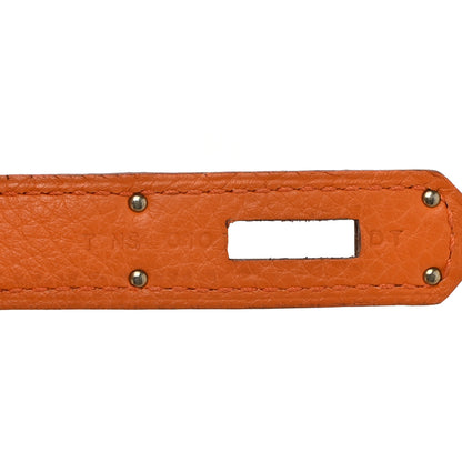 Hermes Togo Kelly Retourne 32 Orange 7 of 11