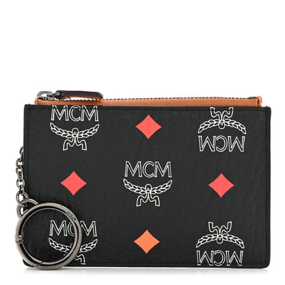 MCM Visetos Key Pouch Spectrum Diamond Black 1 of 8