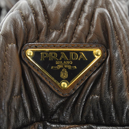 Prada Nappa Antic Chevron Bauletto 11 of 11