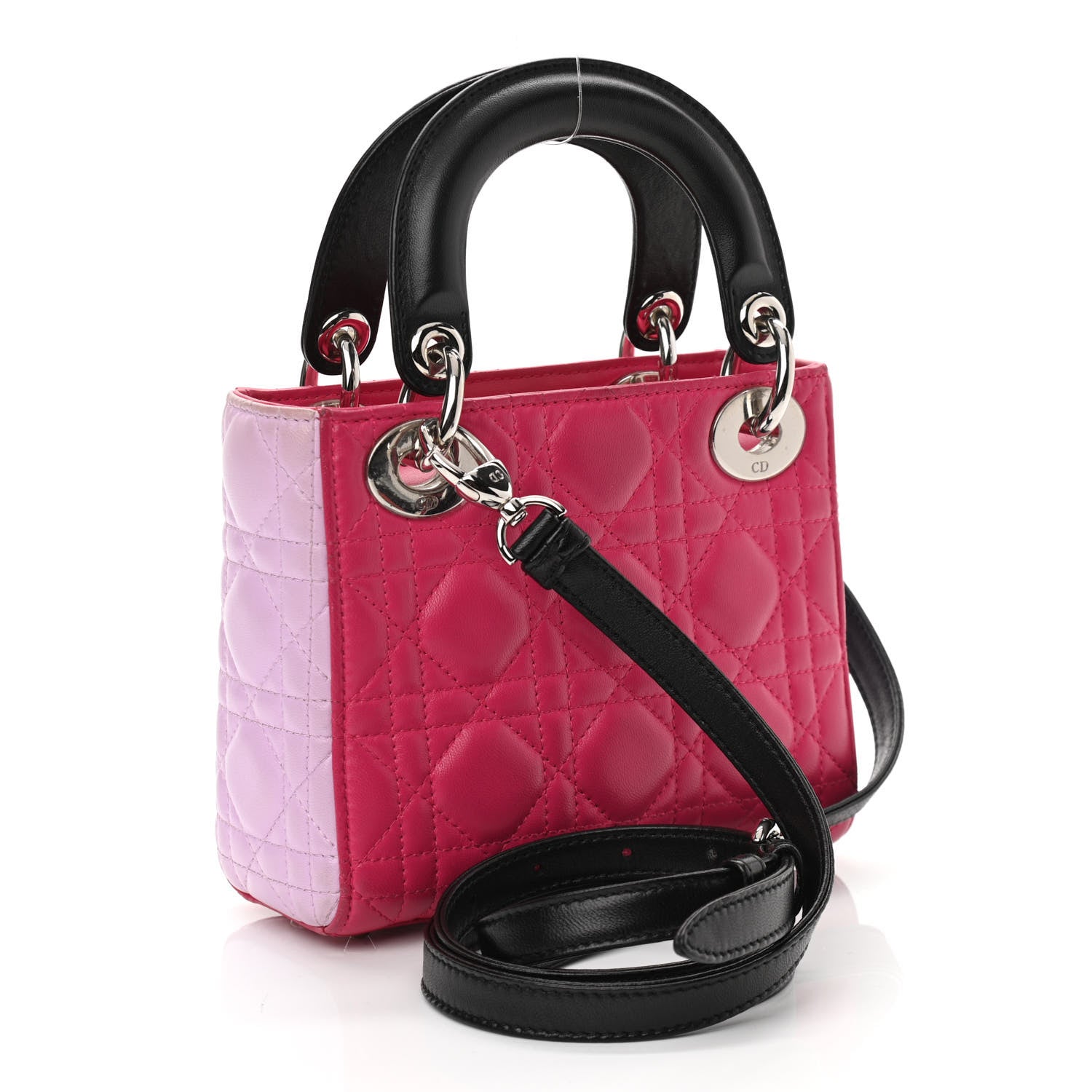 Christian Dior Lambskin Cannage Mini Lady Dior Multicolor 2 of 10