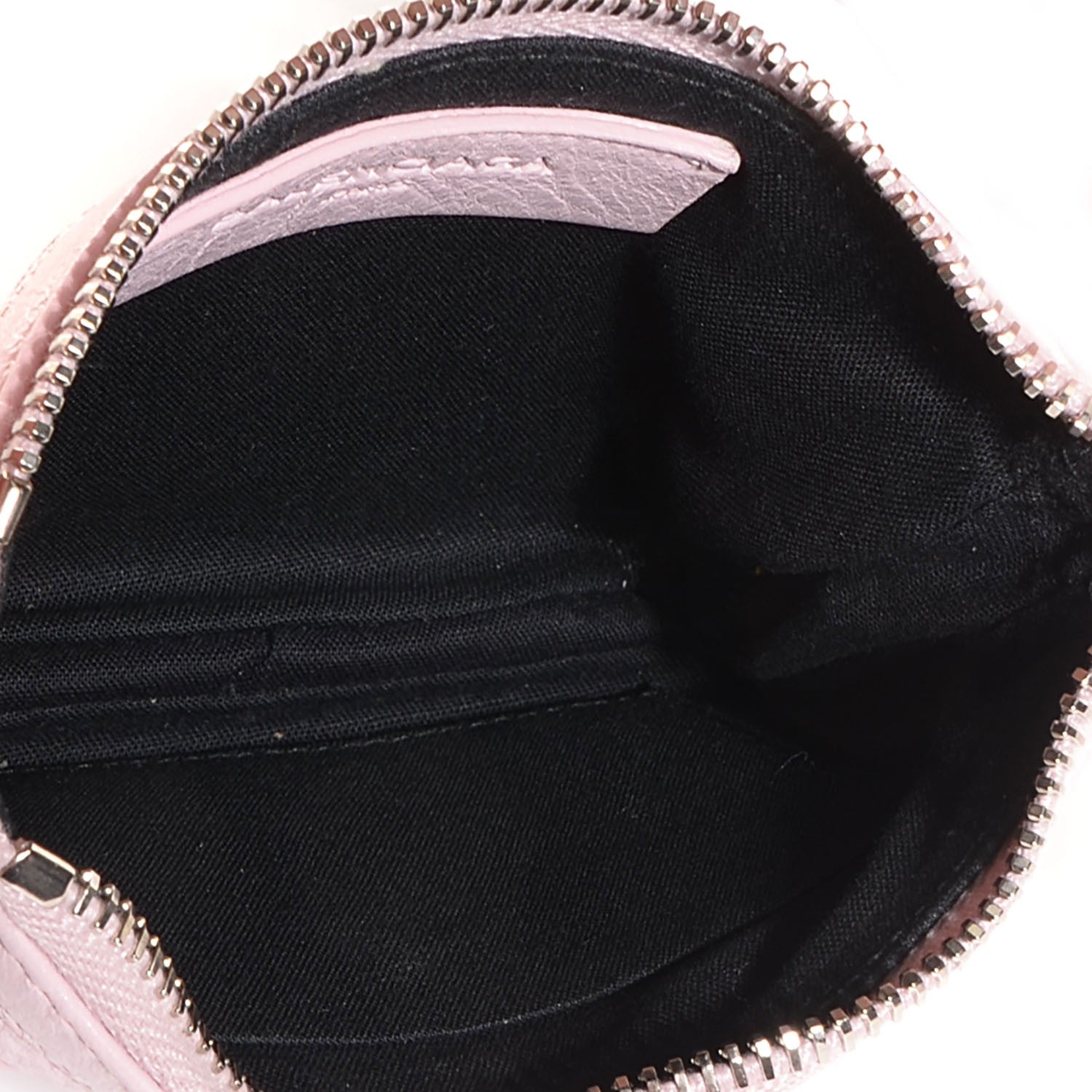 Balenciaga Agneau Giant 12 Silver Hardware M Porte-Monnaie Coin Purse Rose Poudre 5 of 11